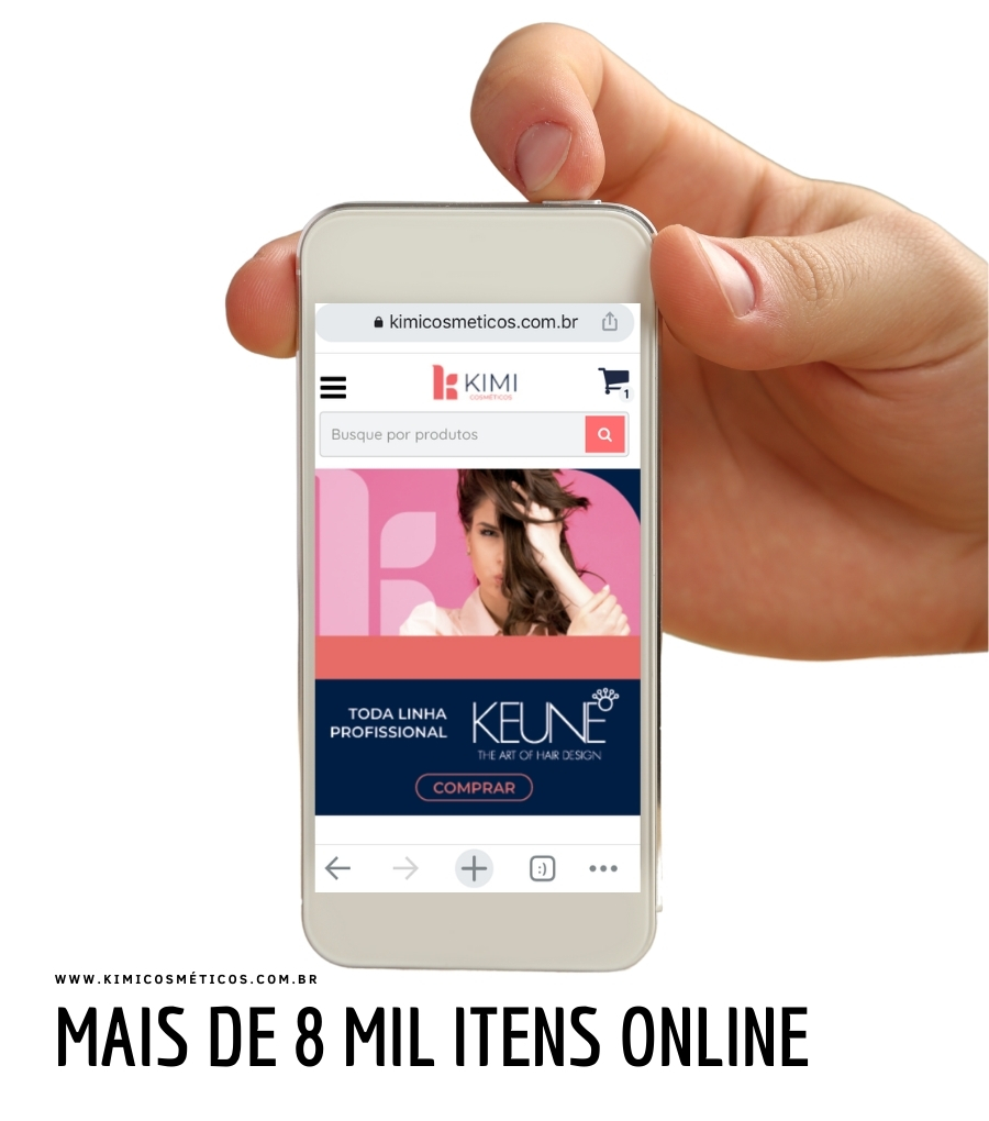 Kimi cosmeticos site com mais de 8 mil itens